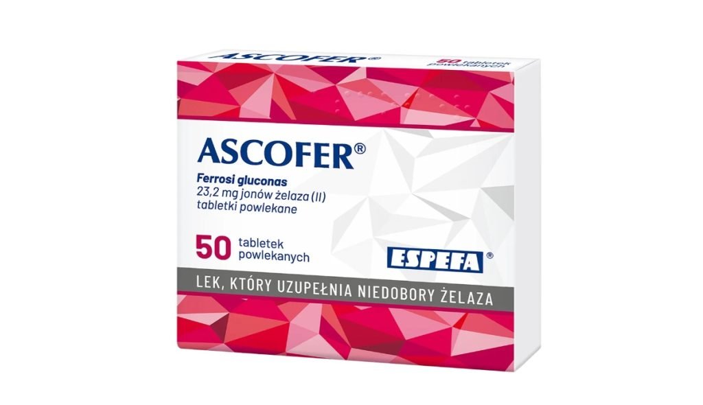 Ascofer 200 mg, 50 tabletek powlekanych