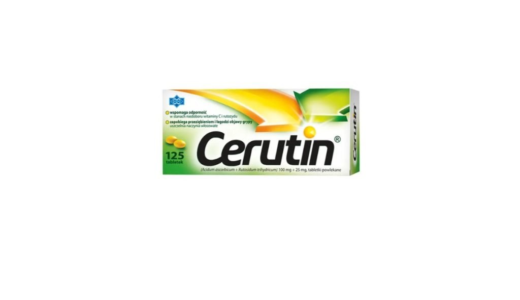 Cerutin 100 mg + 25 mg, 125 tabletek
