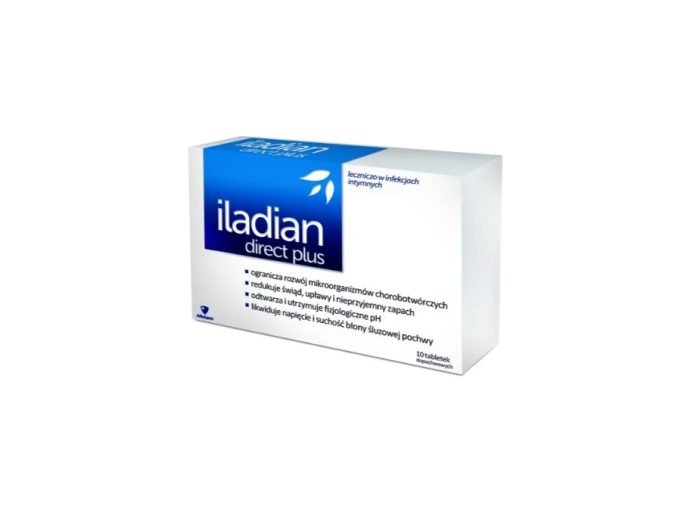 Iladian Direct Plus, 10 tabletek dopochwowych