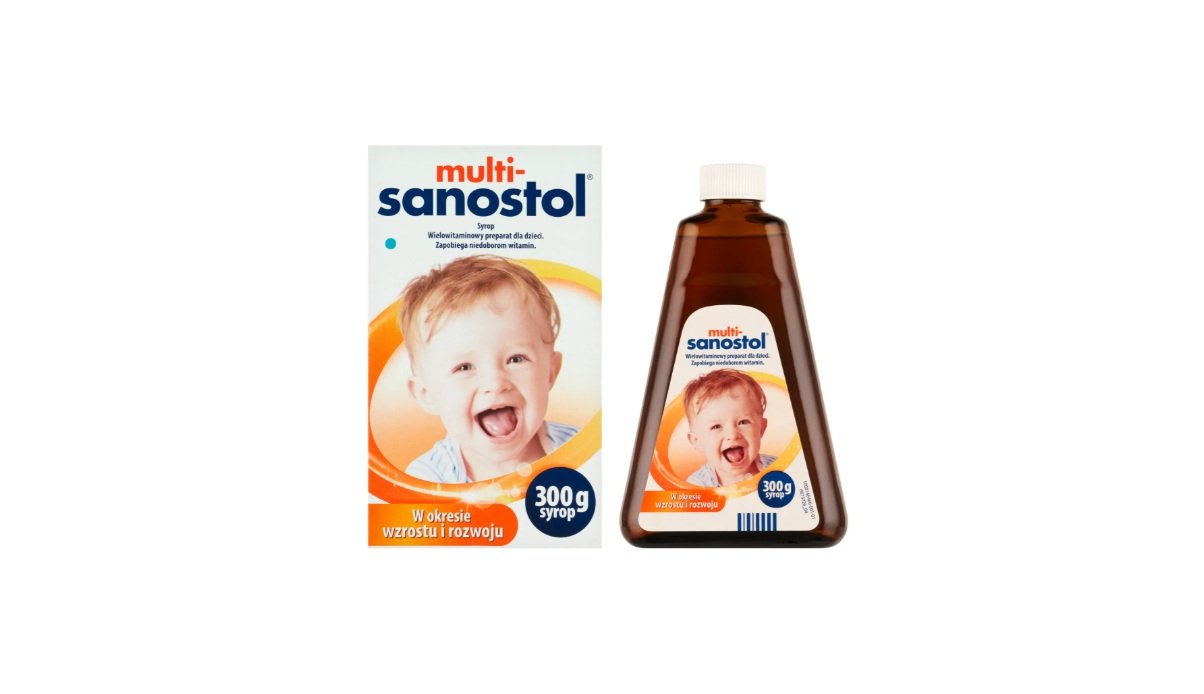 Multi-Sanostol, syrop dla dzieci powyżej 1 roku, 300 g