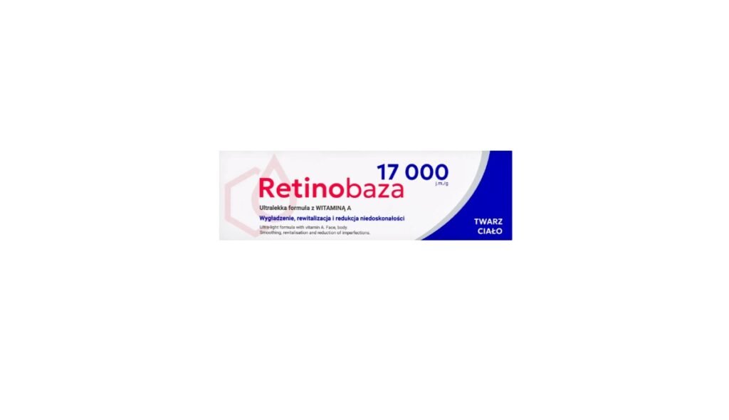 Retinobaza 17000, farmaceutyczny krem z witaminą A, 30g