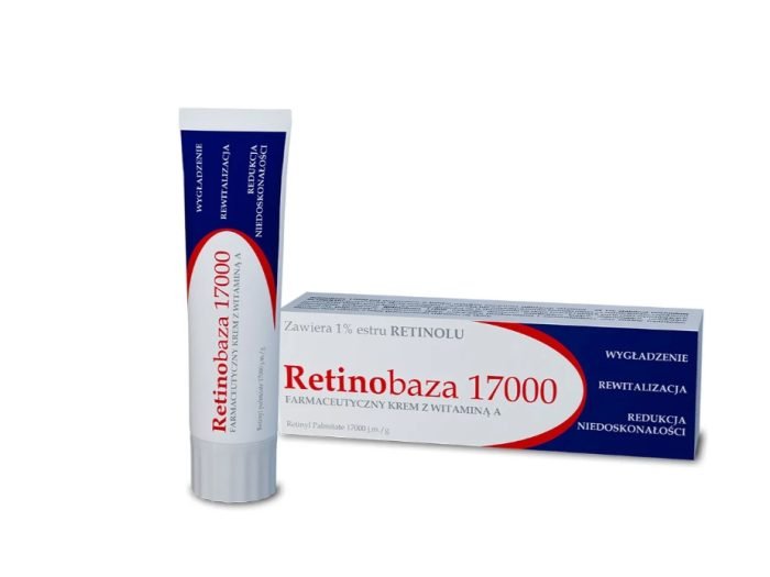 Retinobaza 17000, farmaceutyczny krem z witaminą A, 30g