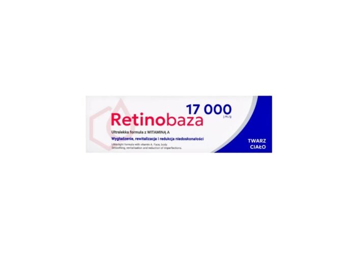 Retinobaza 17000, farmaceutyczny krem z witaminą A, 30g