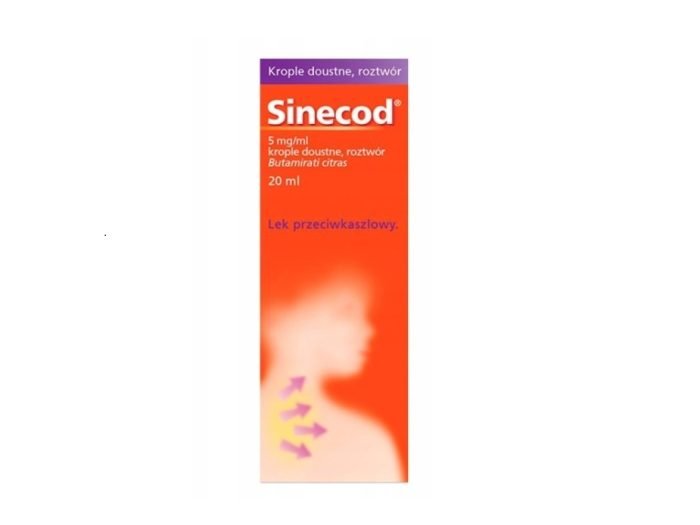 Sinecod 5 mg/ml, krople doustne 20 ml