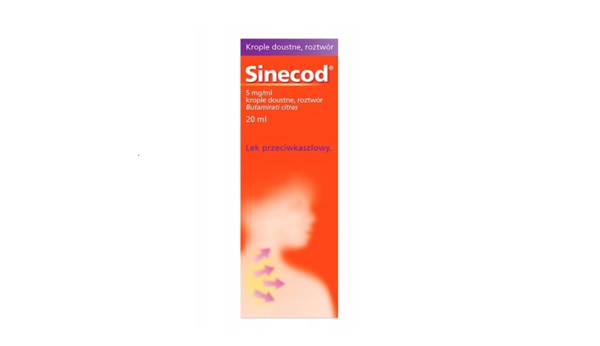 Sinecod 5 mg/ml, krople doustne 20 ml