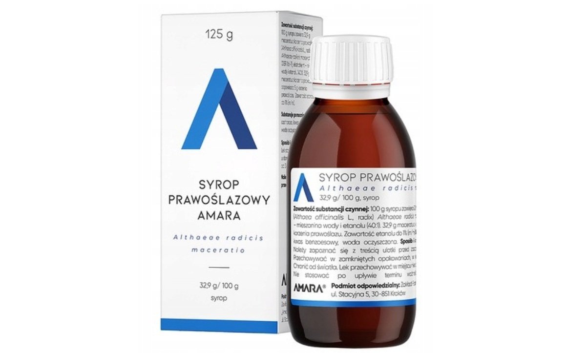 Syrop prawoślazowy Amara, syrop, 125 g