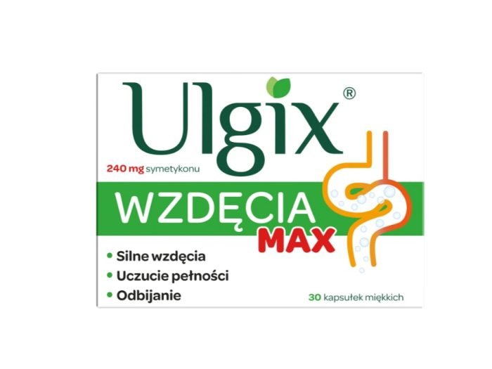 Ulgix Wzdęcia Max 240 mg, 30 kapsułek miękkich