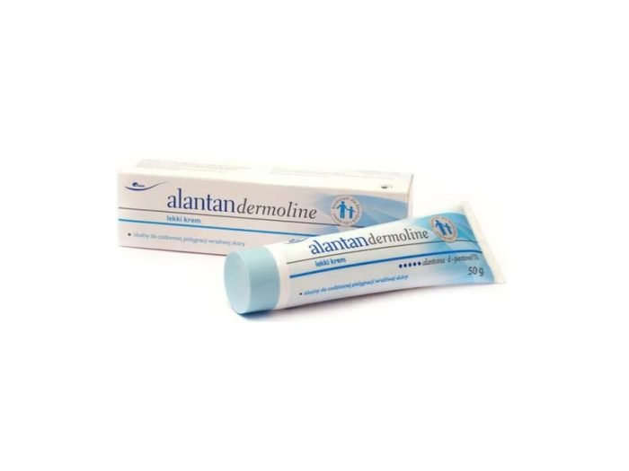 Alantan Dermoline, lekki krem, skóra wrażliwa, 50 g