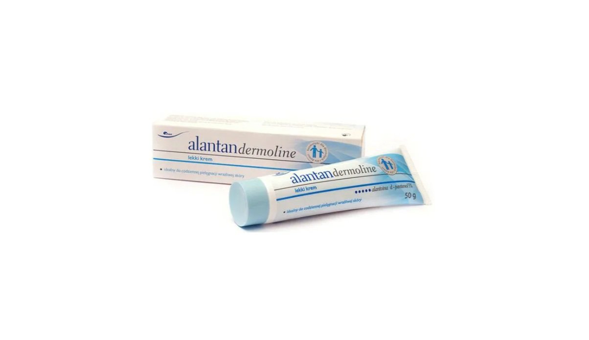 Alantan Dermoline, lekki krem, skóra wrażliwa, 50 g