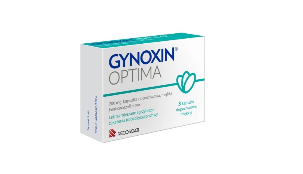 Gynoxin Optima 200 mg, 3 kapsułki dopochwowe miękkie