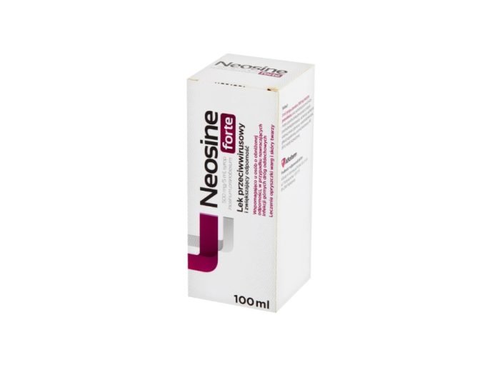 Neosine Forte 500 mg/ 5 ml, syrop, 100 ml