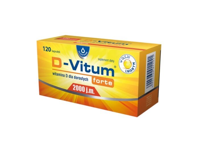 D-Vitum Forte 2000 j.m, 120 kapsułek