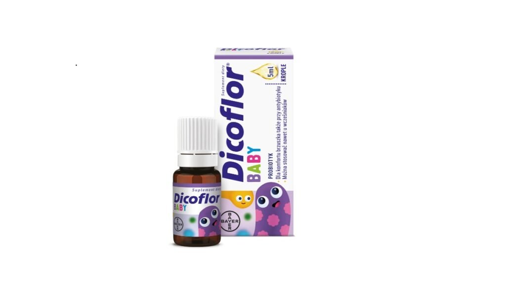Dicoflor Baby, dla niemowląt i dzieci, krople, 5 ml