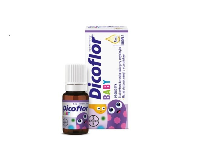 Dicoflor Baby, dla niemowląt i dzieci, krople, 5 ml