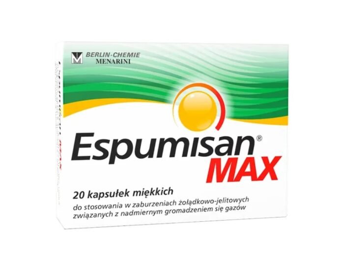 Espumisan Max 140 mg, 20 kapsułek miękkich