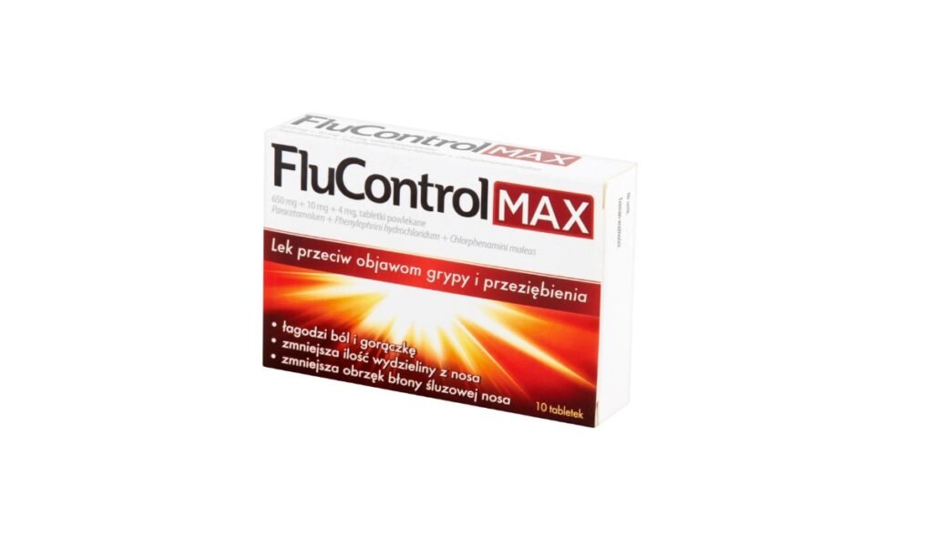 FluControl Max na przeziębienie i grypę 10 tabletek powlekanych