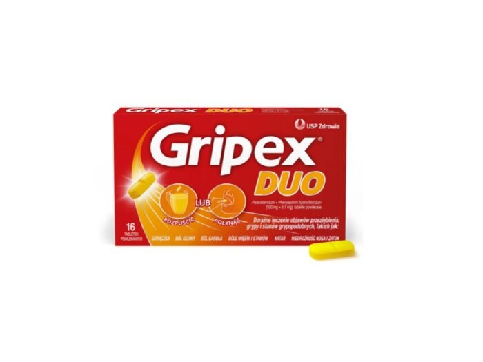 Gripex Duo, 16 tabletek