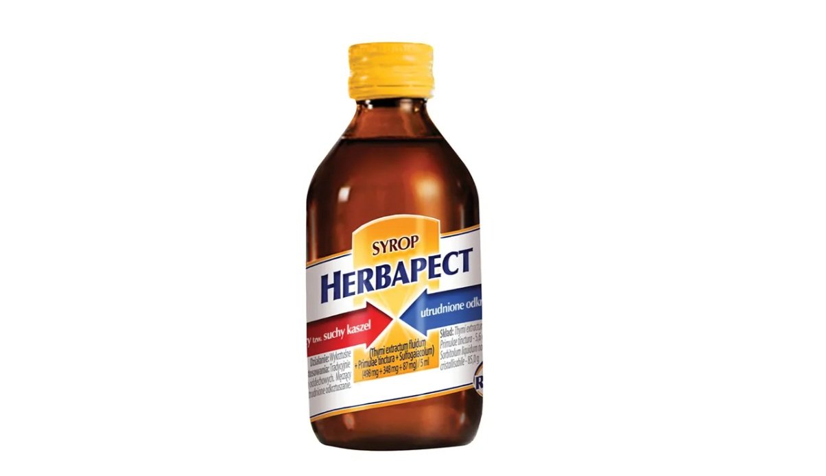 Herbapect (498 mg + 349 mg + 87 mg)/ 5 ml, syrop, 150 g