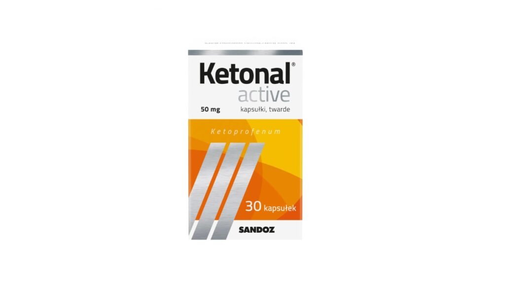 Ketonal Active 50 mg, 30 kapsułek twardych