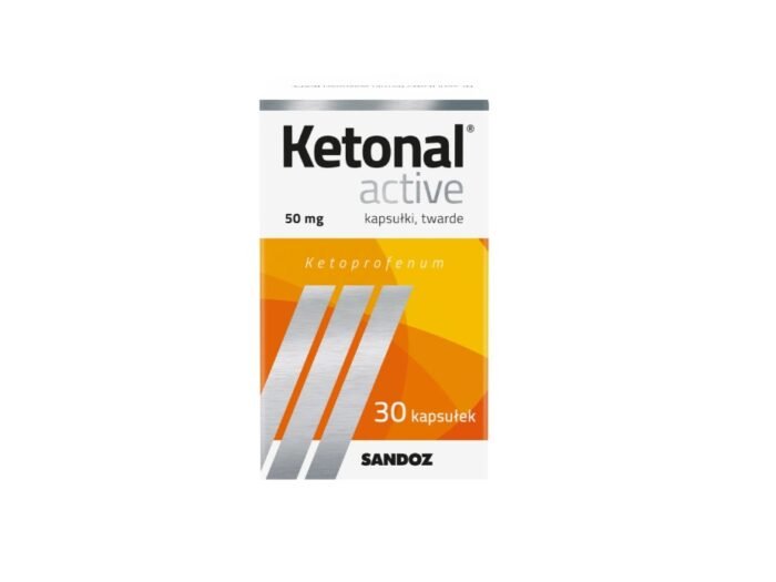 Ketonal Active 50 mg, 30 kapsułek twardych