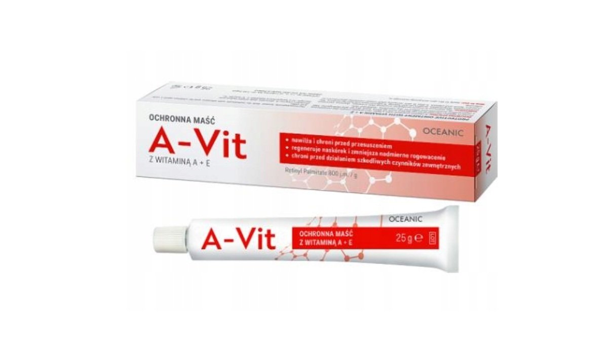 A-Vit Maść ochronna z witaminą A+E, do skóry suchej, podrażnionej, 25 g