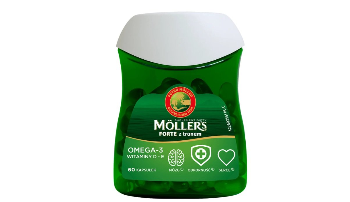 Moller's Forte, Mollers omega 3 60 kapsułek