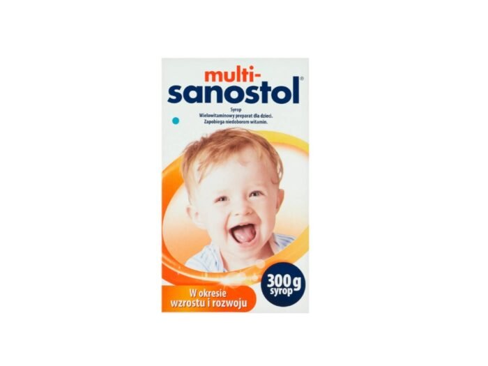 MultiSanostol, syrop dla dzieci z witaminami powyżej 1 roku, 300 g