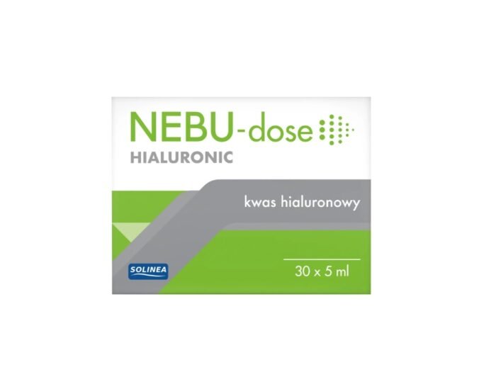 Nebu-Dose Hialuronic, 0,9% roztwór do nebulizacji z kwasem hialuronowym, 5 ml x 30 ampułek bb 10.2026 !!