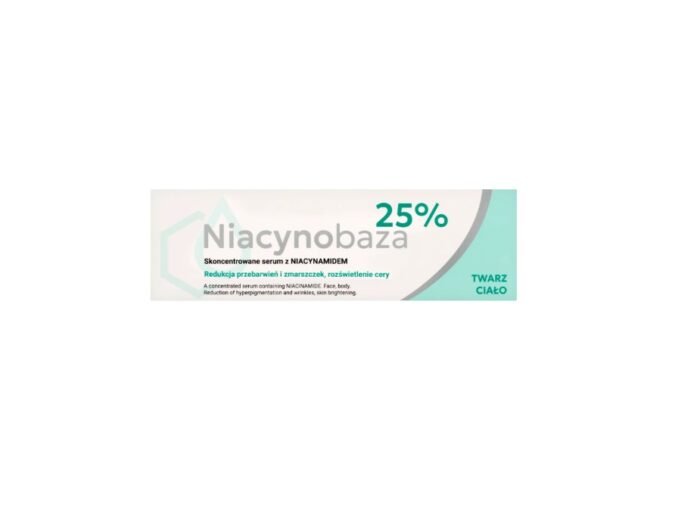 Niacynobaza 25%, skoncentrowane serum z niacynamidem, do twarzy i ciała, 30 g