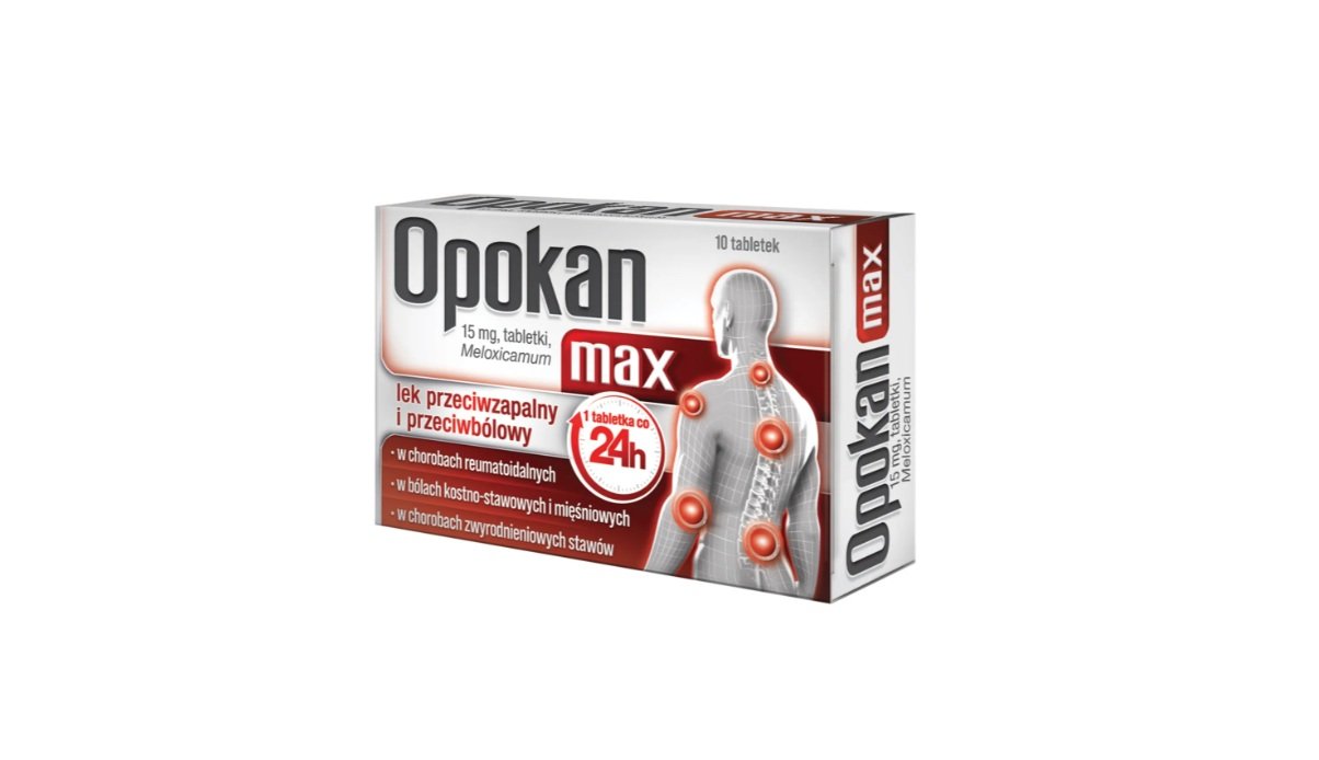 Opokan Max 15 mg, 10 tabletek