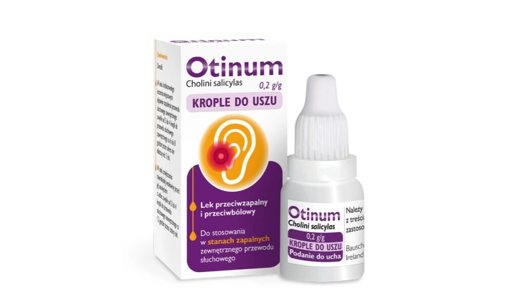 Otinum 0,2 g/g, krople do uszu, 10 g
