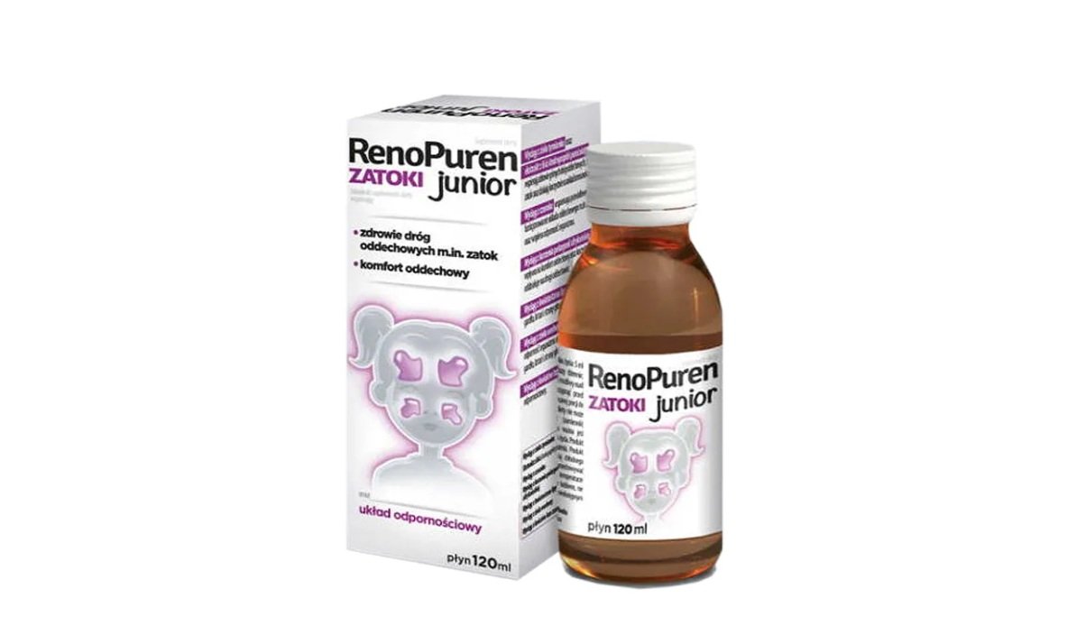 RenoPuren Zatoki Junior, płyn, 120 ml