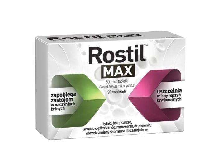 Rostil Max 500 mg, 30 tabletek