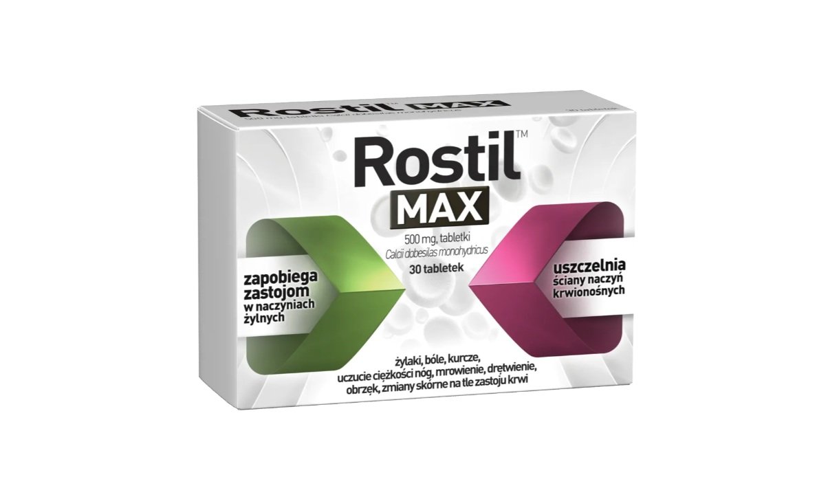 Rostil Max 500 mg, 30 tabletek