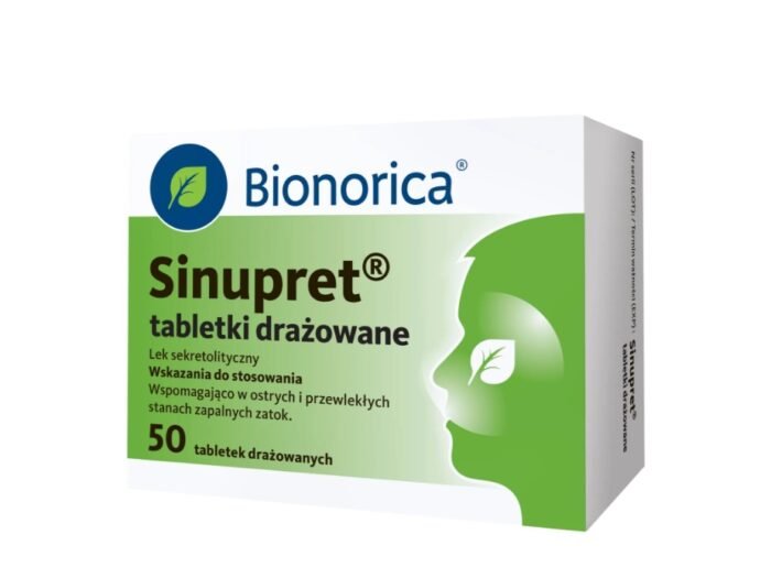 Sinupret, 50 tabletek drażowanych