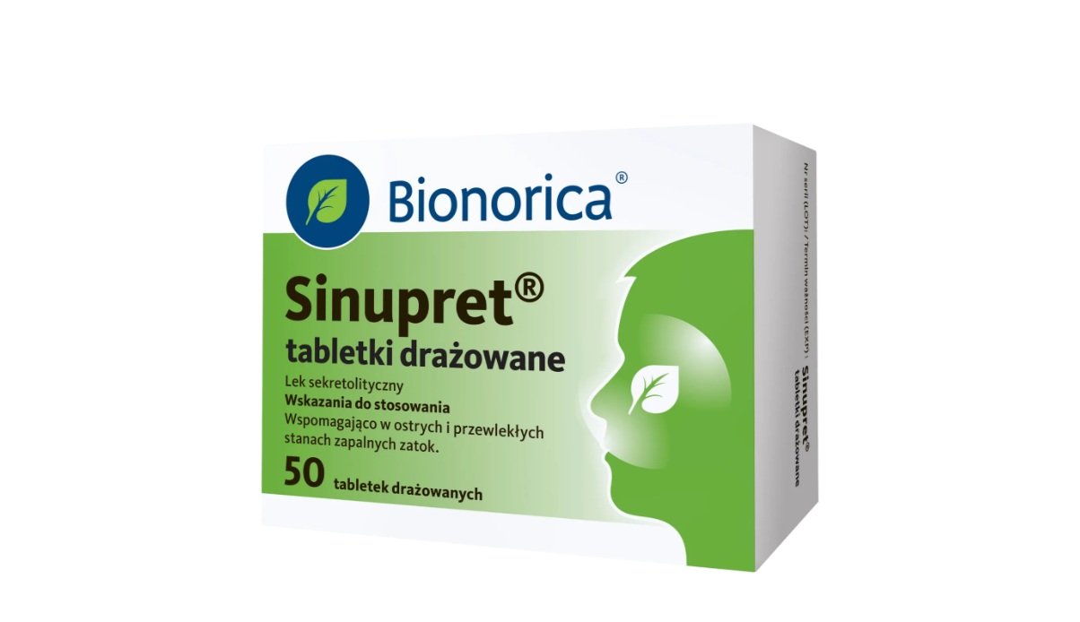 Sinupret, 50 tabletek drażowanych