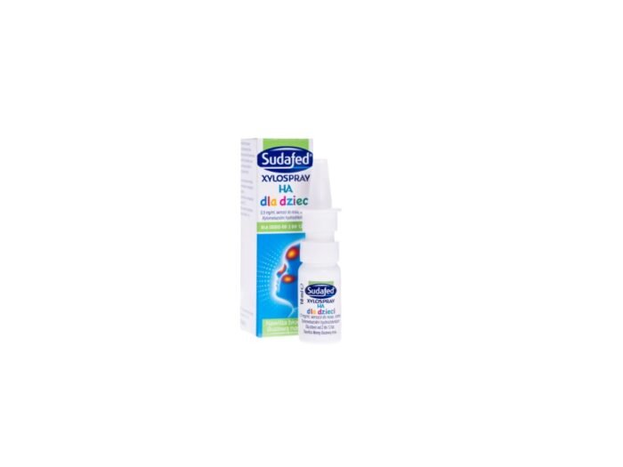 Sudafed XyloSpray HA dla dzieci 0,5 mg/ ml, aerozol do nosa, 2-12 lat, 10 ml