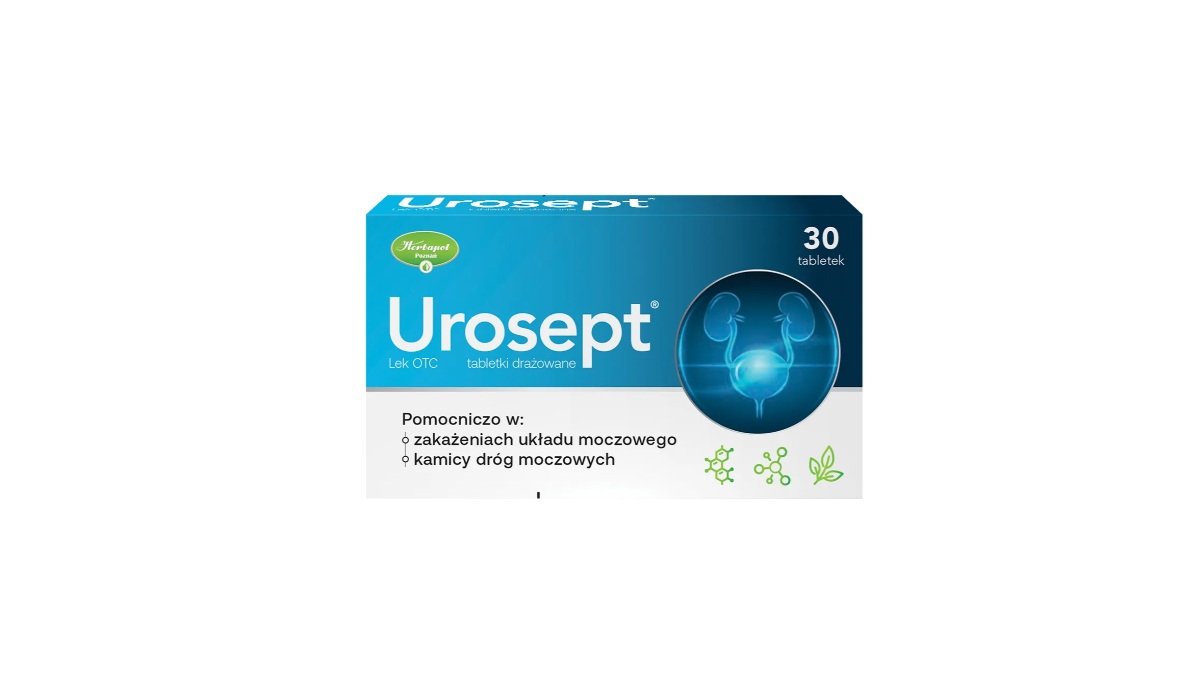 Urosept, 30 tabletek drażowanych