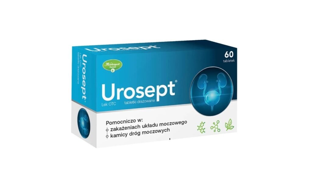 Urosept 60 tabletek drażowanych