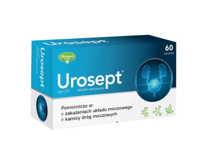 Urosept 60 tabletek drażowanych