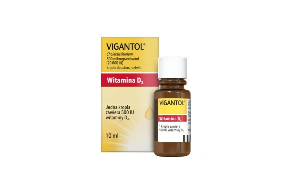 Vigantol 20 000IU, krople doustne, roztwór, 10 ml